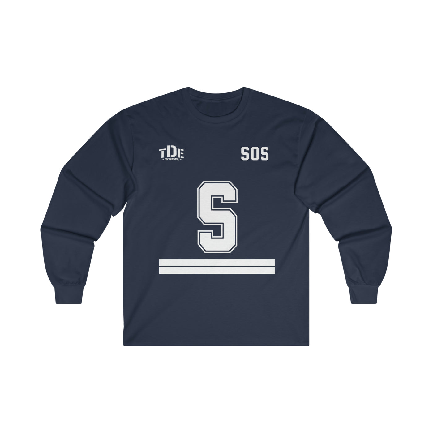 SZA Merchandise - SZA SOS Tour Jersey Midnight Navy White