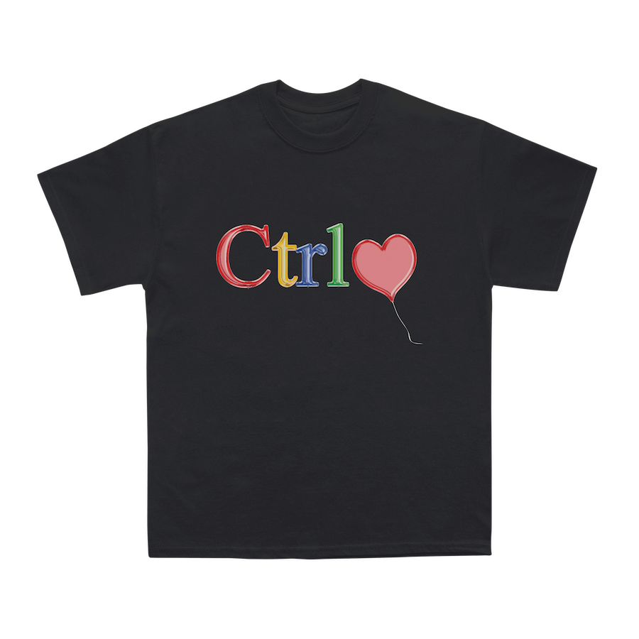 SZA CTRL 5 YEAR ANNIVERSARY BLACK T-SHIRT