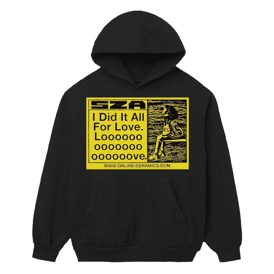 SZA MERCHANDISE - I DID IT ALL FOR LOVE NORTH AMERICA TOUR HOODIE