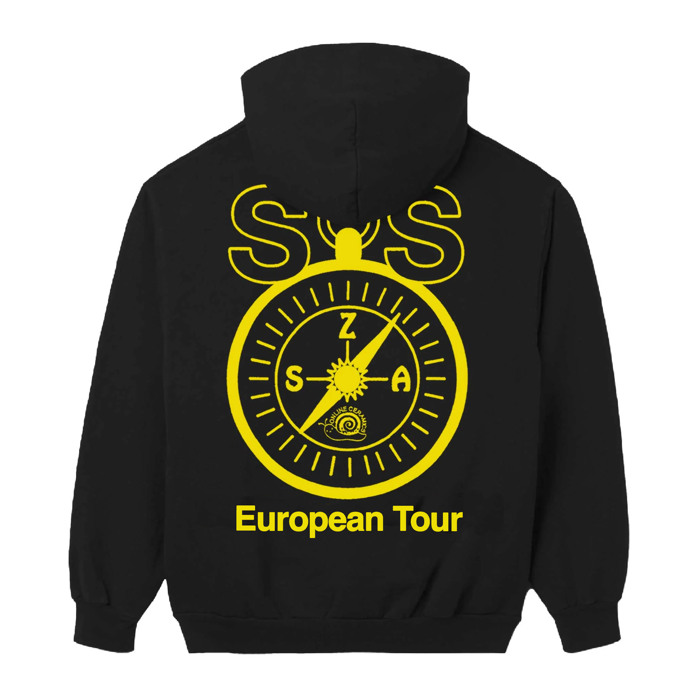 SZA MERCHANDISE - I DID IT ALL FOR LOVE EUROPE TOUR HOODIE