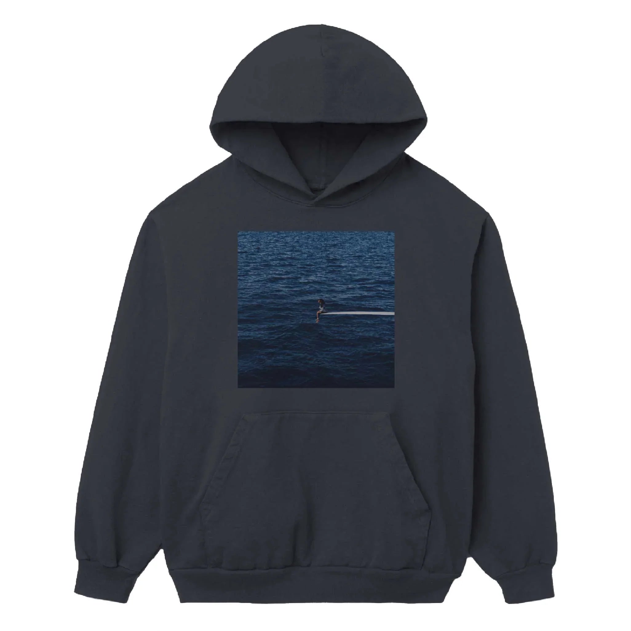 SZA MERCHANDISE - BLACK BLUE ALBUM COVER TOUR HOODIE